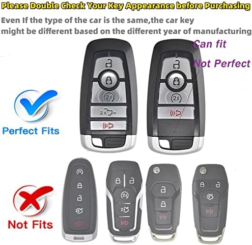 Car Key Fob Cover Fit for Ford F 150 250 350 450 550 Raptor Explorer Escape - Image 2