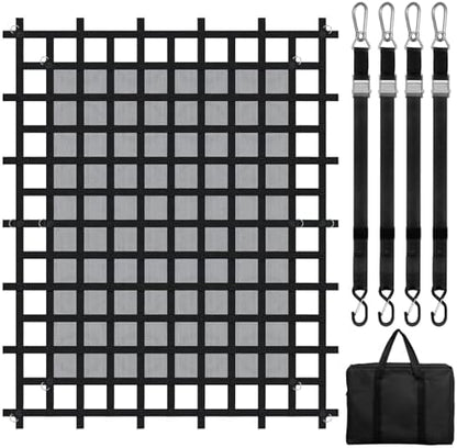 VEVOR Cargo Net with Mesh, 96 in x 81 in, Heavy Duty Truck Cargo Net- 1 by VEVOR