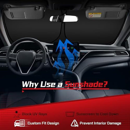 ARISMOTOR Windshield Sun Shade for Toyota Crown 2023-2026 2027 - Image 3