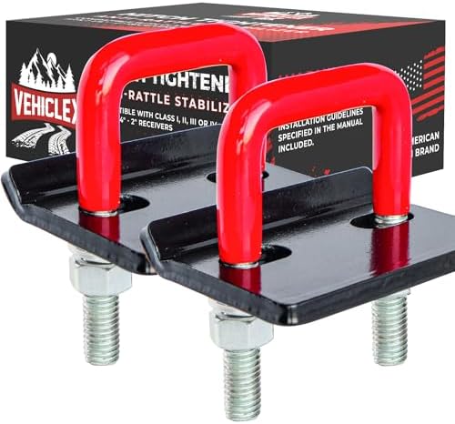 Vehiclex 2-Pack Anti-Rattle Hitch Tightener Clamps by Vehiclex