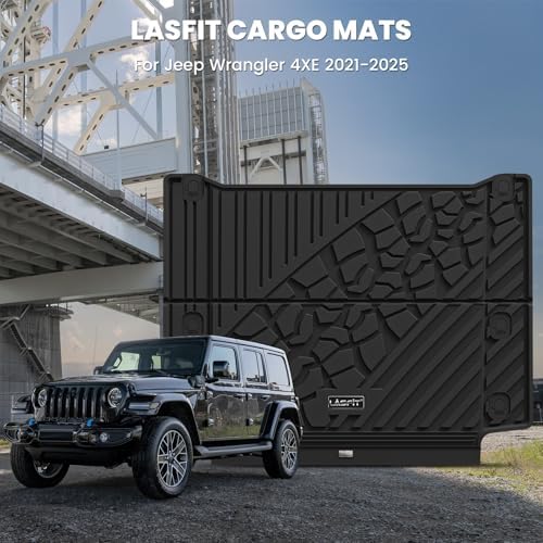 LASFIT Cargo Mat for Jeep Wrangler 4XE 2021-2025 4 Doors - Image 2
