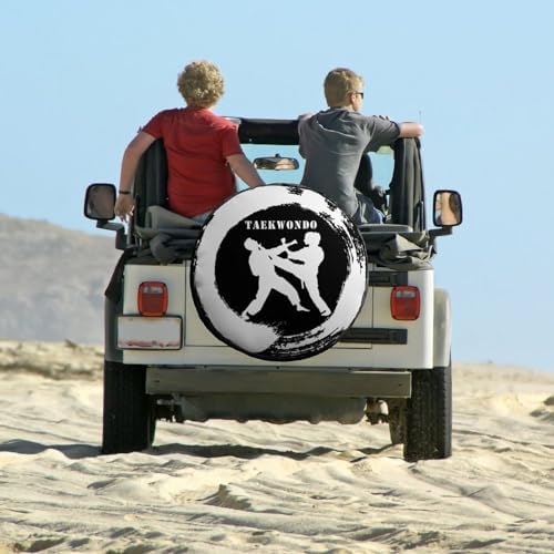 Taekwondo 1 Tire Covers, Dust-Proof Weatherproof Wheel Covers Wheel Tire - Image 6