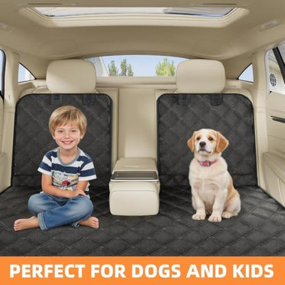 Simple Trending Dog Car Seat Cover, Back Seat Pet Bed Mat Protector Waterproof - Image 2