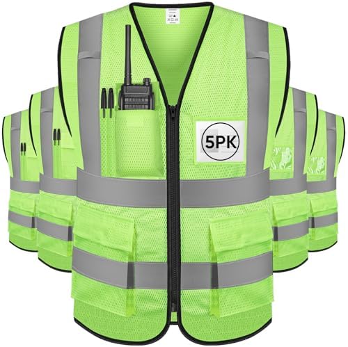 TICONN High Visibility Reflective Safety Vest by TICONN