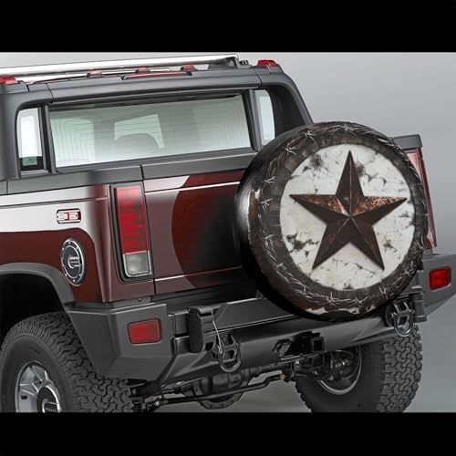 Western Texas Star Spare Tire Cover Wheel Protectors Weatherproof Sun - Image 6