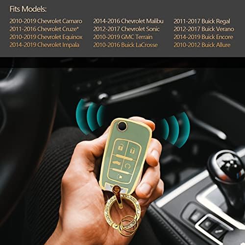 Vrasly Compatible with Chevy Key Fob Cover with Keychain Lanyard - Image 6