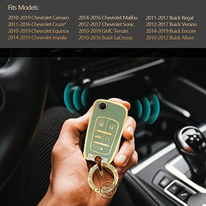 Vrasly Compatible with Chevy Key Fob Cover with Keychain Lanyard - Image 6
