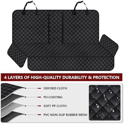 Dog Car Seat Cover for Back Seat, Waterproof Back Seat Cover for Dogs, - Image 5