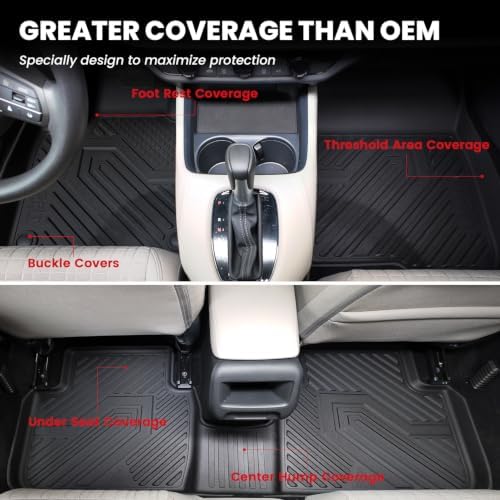 LASFIT Floor Mats for Hyundai Tucson Hybrid 2026 2025 2024 2023 2022 - Image 4