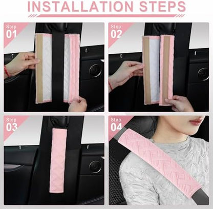 JUSTTOP 2-Pack Universal Car Shoulder Strap Pads Cover - Image 5
