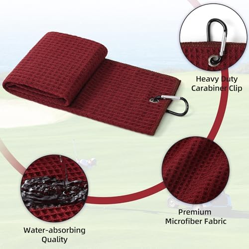 Mile High Life Golf Towel 16x24 inch, Upgraded Large Waffle Weave - Image 2