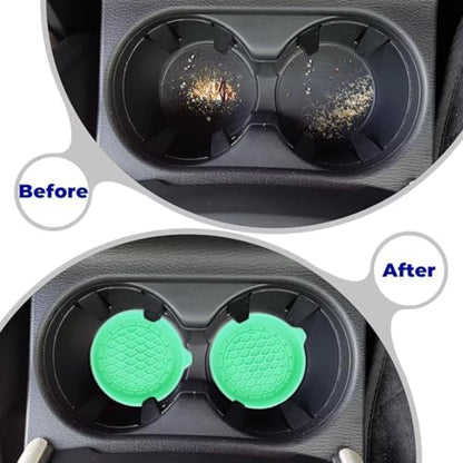4 PCS Car Cup Coasters, Cup Holder Coaster - Image 5