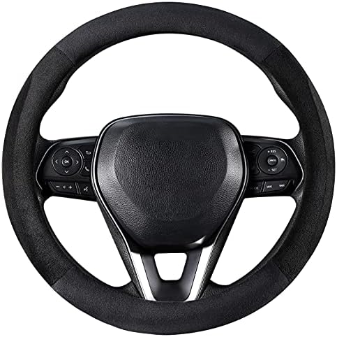 SEG Direct Car Steering Wheel Cover 15.25"-16", Plush Velvet Summer Winter - Image 6
