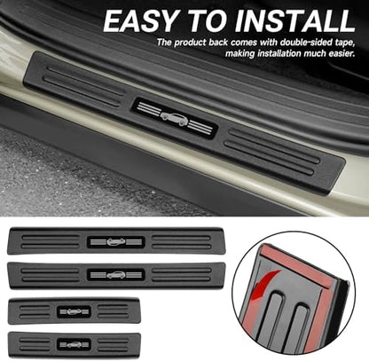 4PCS Door Sill Protector Compatible - Image 5