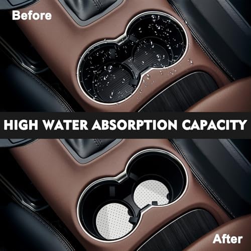 2 Pack Car Coasters for Cup Holders, Cute Car Accessories Interior - Image 5