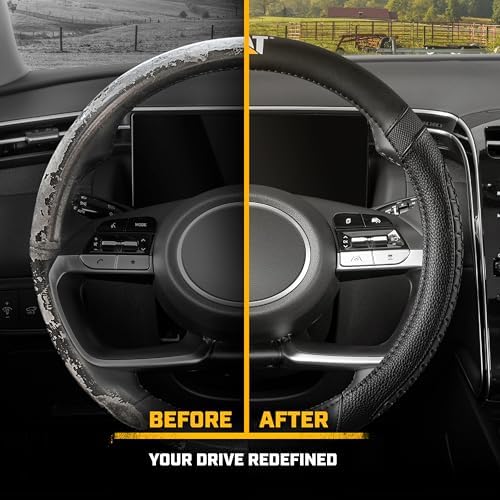 CAT® DuraGrip Car Steering Wheel Cover, Auto Steering Wheel Cover - Image 6
