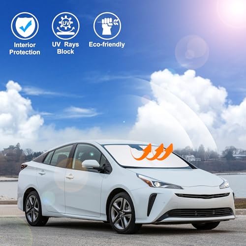 Windshield Sun Shade for 2012-2019 Toyota Prius C Accessories - Image 5
