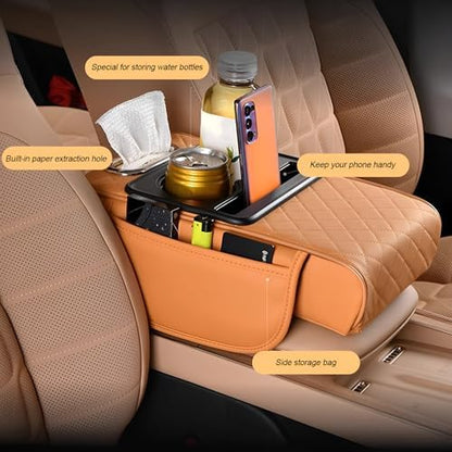 Zpana 4 in 1 Car Center Console Armrest Pillow, Memory Foam - Image 5