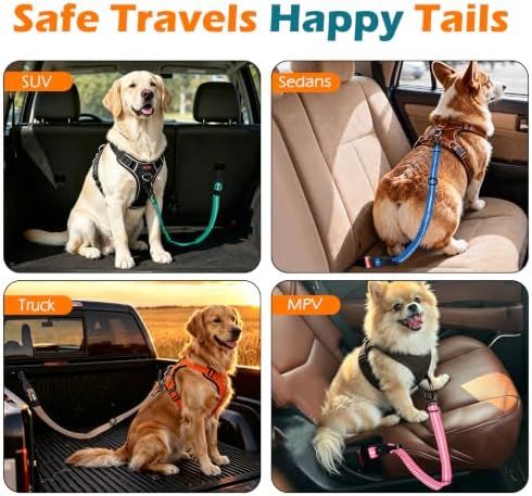 PetBonus Dog Seat Belt for Car, Durable Safe Dog Car Harness for Vehicle - Image 5