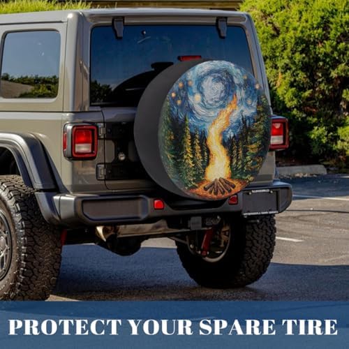Forest Spare Tire Cover Waterproof Dust-Proof Spare Wheel Covers - Image 6