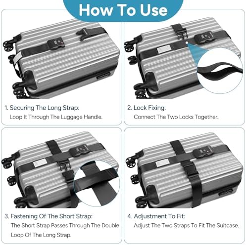 Travel Inspira Anti-Theft Suitcase Belt - Image 6