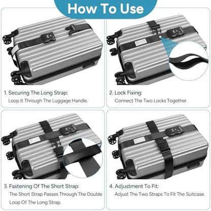Travel Inspira Anti-Theft Suitcase Belt - Image 6