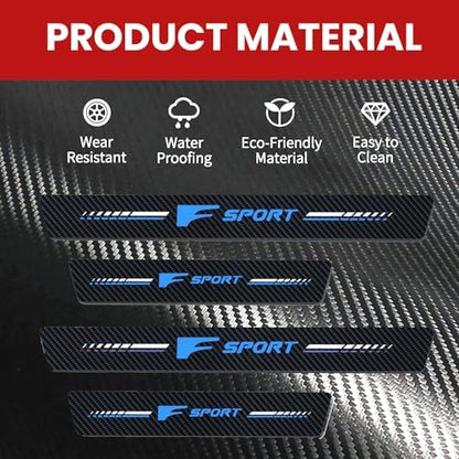 Door Sill Protector for F Sport Accessories Car Door Entry Guard Sill Protector - Image 3