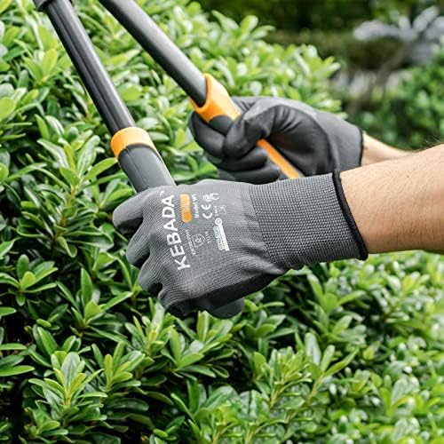 Kebada W1 Safety Work Gloves for Men & Women, 50 Pairs Bulk Pack, PU Coated - Image 5