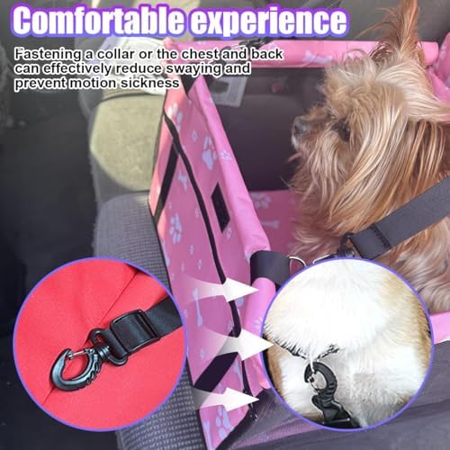 Pet Car Seat, Waterproof Oxford Dog Car Booster Seats - Image 5
