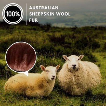 Andalus Brands Luxury Fluffy Car Steering Wheel Covers – Genuine Merino - Image 2