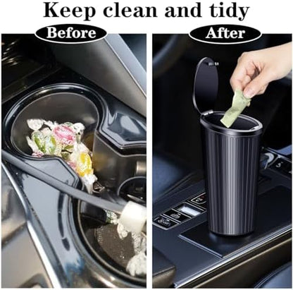 Car Trash Can Bin with Lid - Image 2