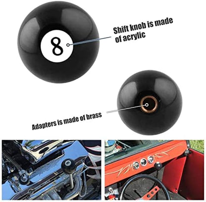 RYANSTAR 8 Ball Shift Knob Acrylic Gear Shifter - Image 3