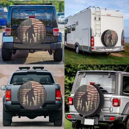 Bigfoot Spare Tire Cover Waterproof Dust-Proof Spare Wheel Covers - Image 6