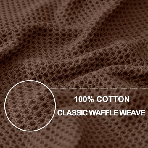 Homaxy 100% Cotton Waffle Weave Kitchen Dish Towels 8-Pack - Image 2