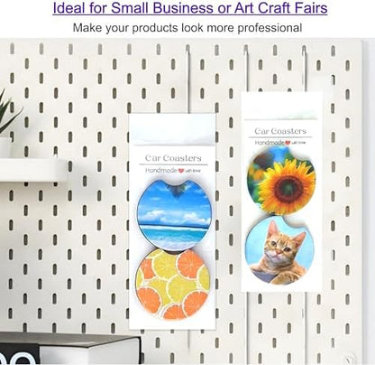50 Sets Sublimation Car Coaster Packaging - Image 5