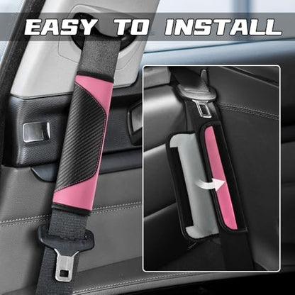 2PCS Car Seat Belt Cover Pads, Seatbelt Shoulder Cushion - Image 4