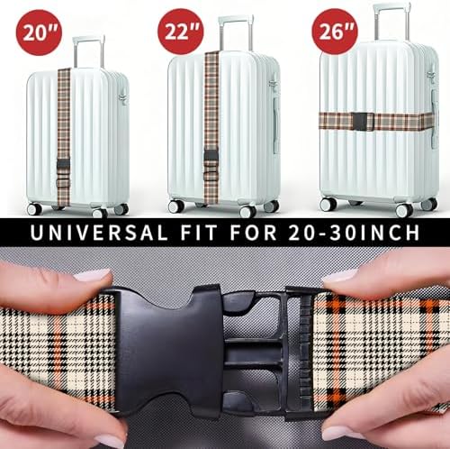 Luggage Straps for Suitcases, Heavy Duty Travel Belt - Image 4