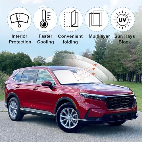Windshield Sun Shade for 2023-2025 2026 Honda CRV Accessories - Image 2