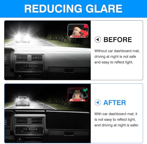 Autorder Dashboard Cover Mat for 1986-1993 Nissan Pathfinder D21 Accessories - Image 4
