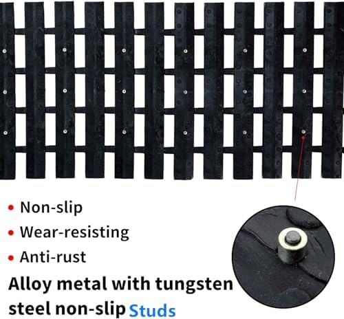 Emergency Devices 2 pcs Tire Traction Mats 47.2" x 10.8", Portable - Image 4
