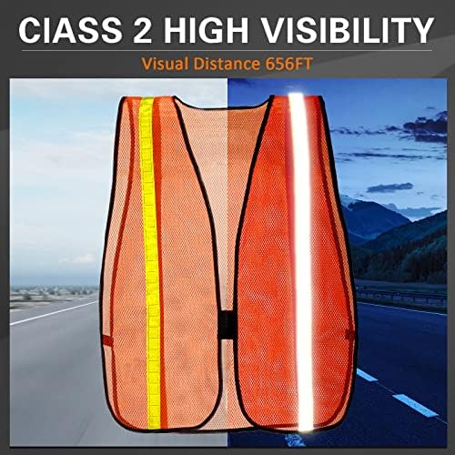 Haysandy 20 Pcs High Visibility Vest Reflective Safety Vest - Image 4