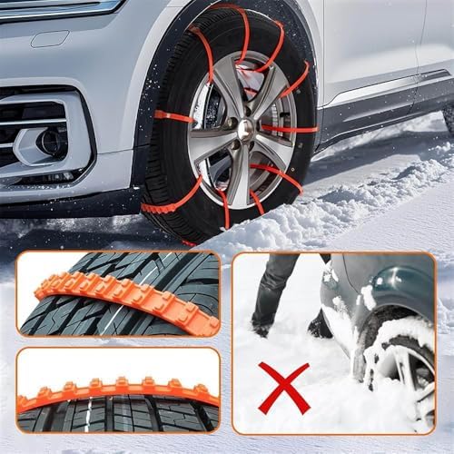 2026 Upgrade Tire Traction Straps, Universal Anti-Skid Zip Tie Tire Chains - Image 4