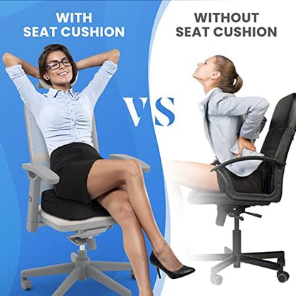 TushGuard Seat Cushion for Office Chair, Memory Foam Chair Cushion - Image 5