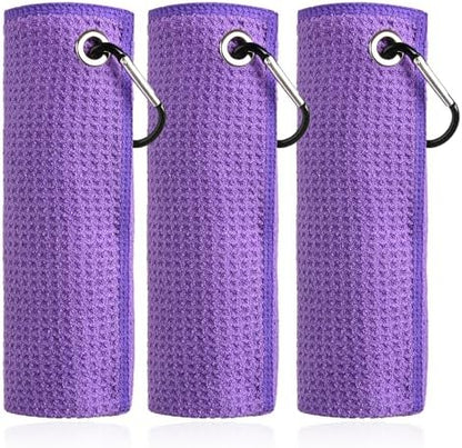 Mile High Life Microfiber Golf Towel 3 Pack Waffle by MileHighLife
