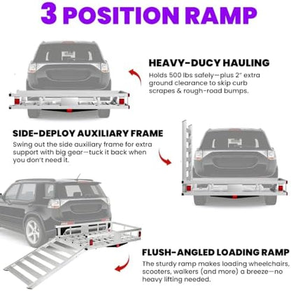Trailer Hitch Cargo Carrier - Image 4