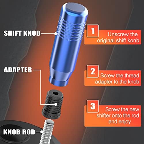 aikeec Gear Shifter Knobs with Adapter Compatible with Logitech G27 G29 G920 - Image 2