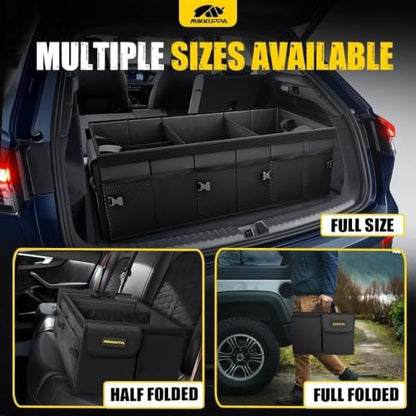 MIKKUPPA Trunk Organizer with Lid - 95L Car Organizer with Cooler - Image 6