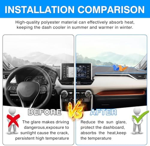 Autorder Gray Dashboard Cover Mat - Image 3