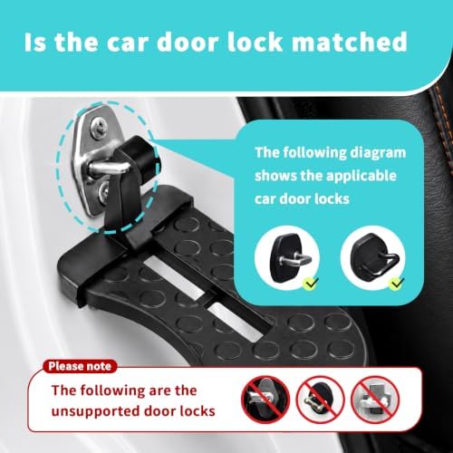 Car Door Step, 400lb Capacity, 6.3-inch Platform Suitable - Image 6