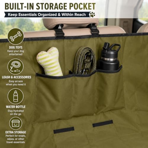 Waterproof Dog Car Seat Cover for Back Seat - Image 6